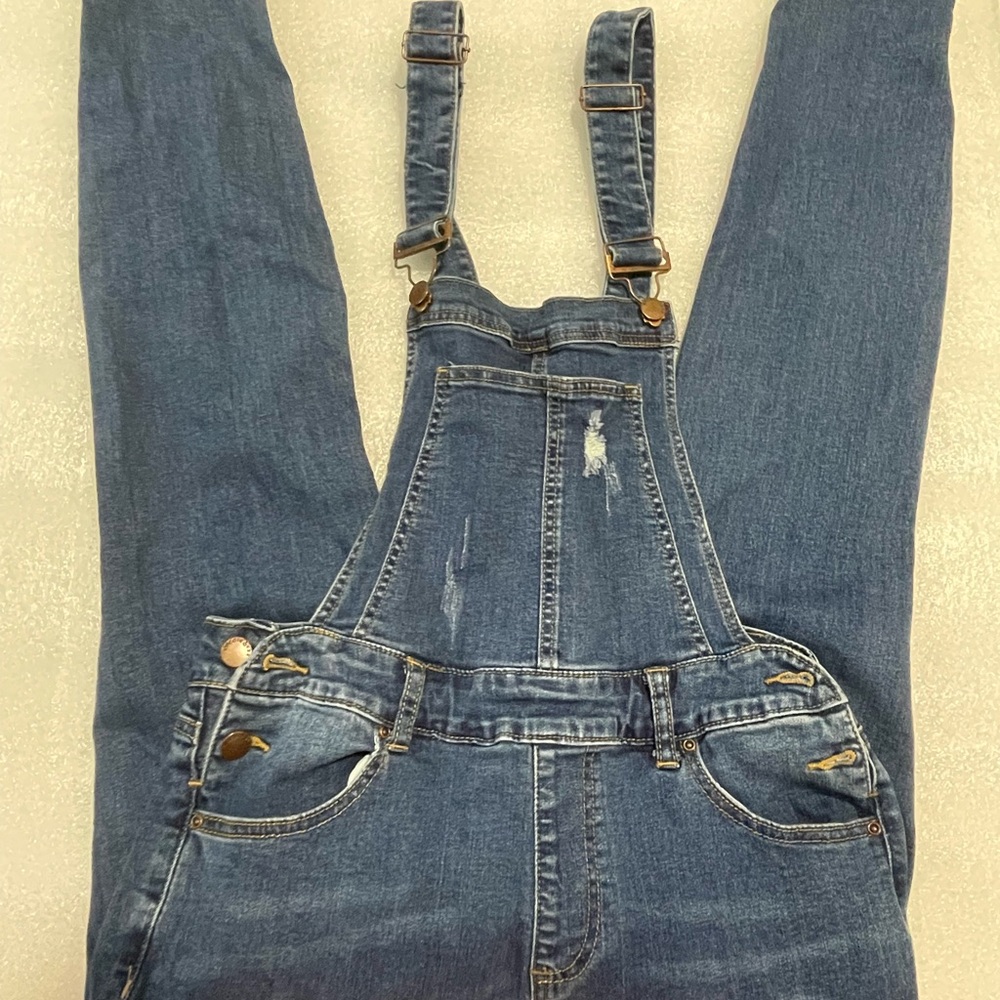 Encore Jeans Blue Denim Jumpsuit